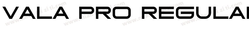 Vala Pro Regular字体转换
